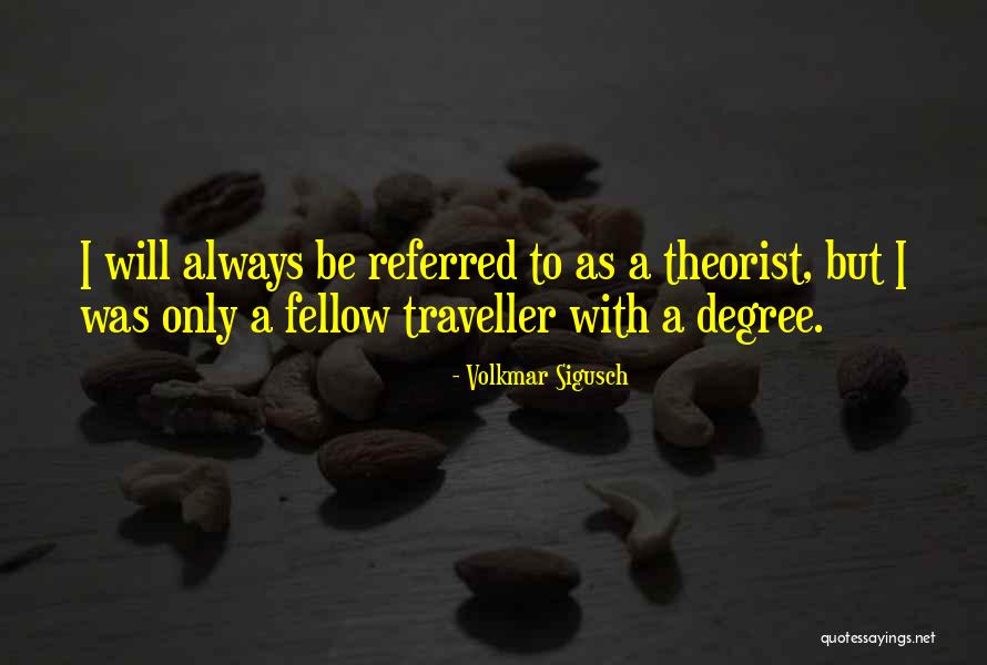 Theorist Quotes By Volkmar Sigusch Theorist Quotes By Volkmar Sigusch