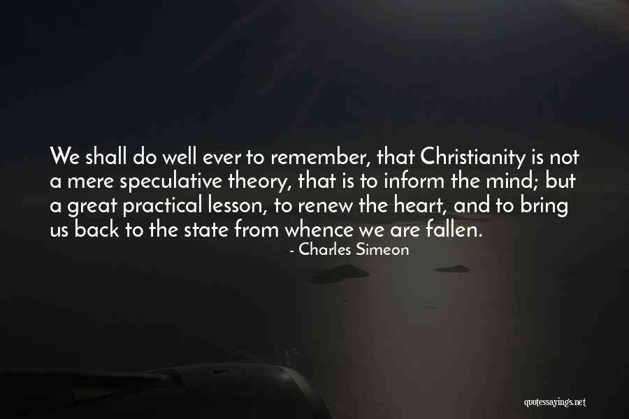 Theory And Practical Quotes By Charles Simeon Theory And Practical Quotes By Charles Simeon
