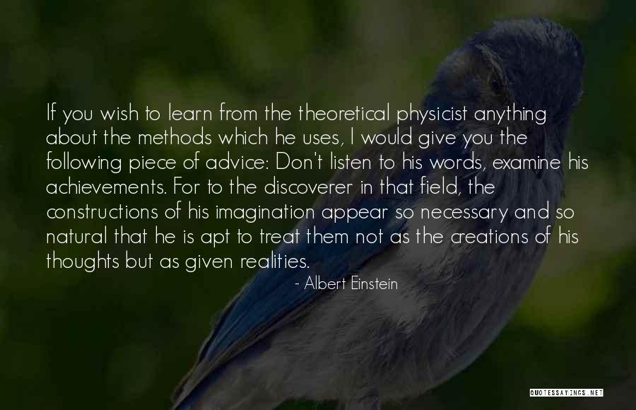 Theory And Reality Quotes By Albert Einstein Theory And Reality Quotes By Albert Einstein