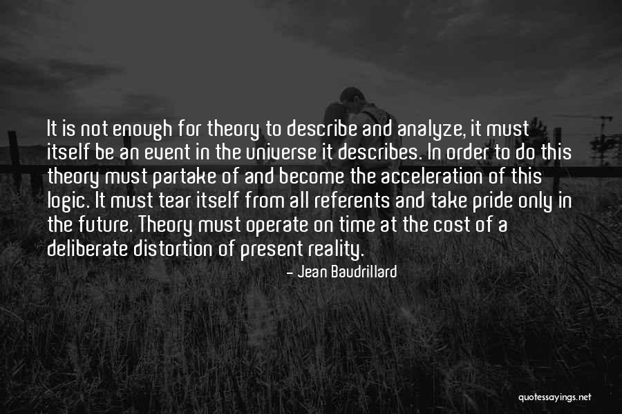 Theory And Reality Quotes By Jean Baudrillard Theory And Reality Quotes By Jean Baudrillard