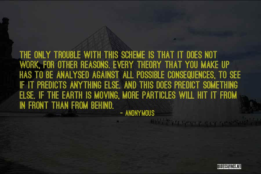 Theory Of Consequences Quotes By Anonymous Theory Of Consequences Quotes By Anonymous