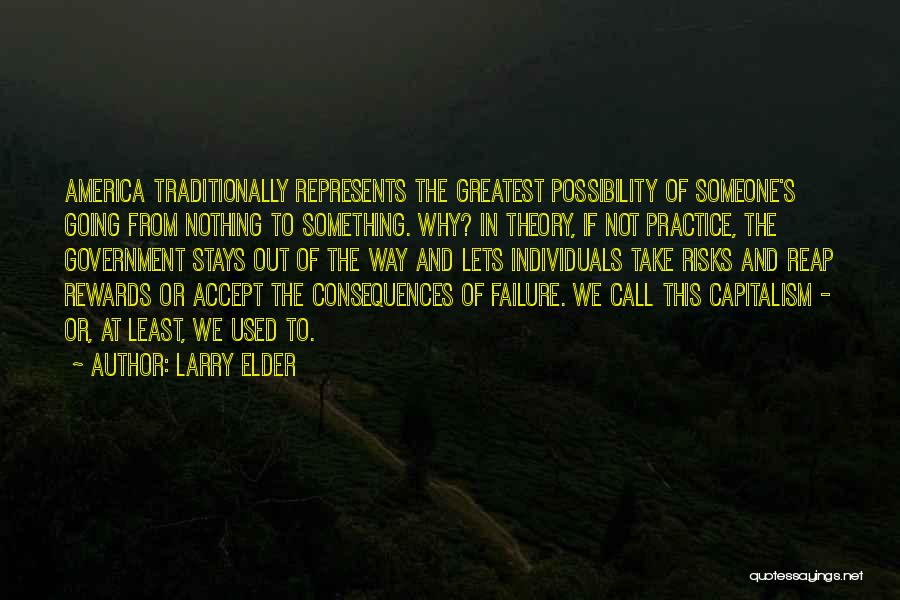 Theory Of Consequences Quotes By Larry Elder