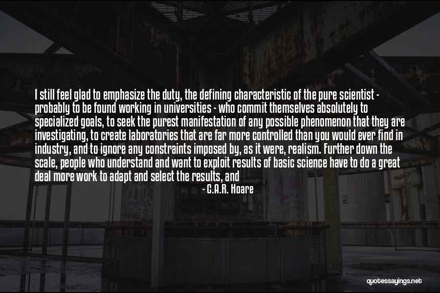 Theory Of Constraints Quotes By C.A.R. Hoare Theory Of Constraints Quotes By C.A.R. Hoare