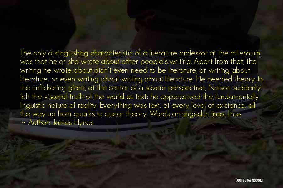 Theory Of Everything Best Quotes By James Hynes