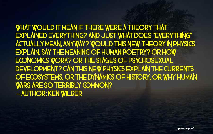 Theory Of Everything Best Quotes By Ken Wilber
