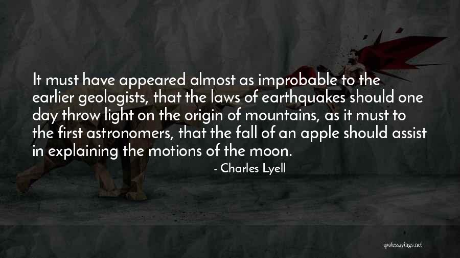 Theory Of Gravity Quotes By Charles Lyell Theory Of Gravity Quotes By Charles Lyell
