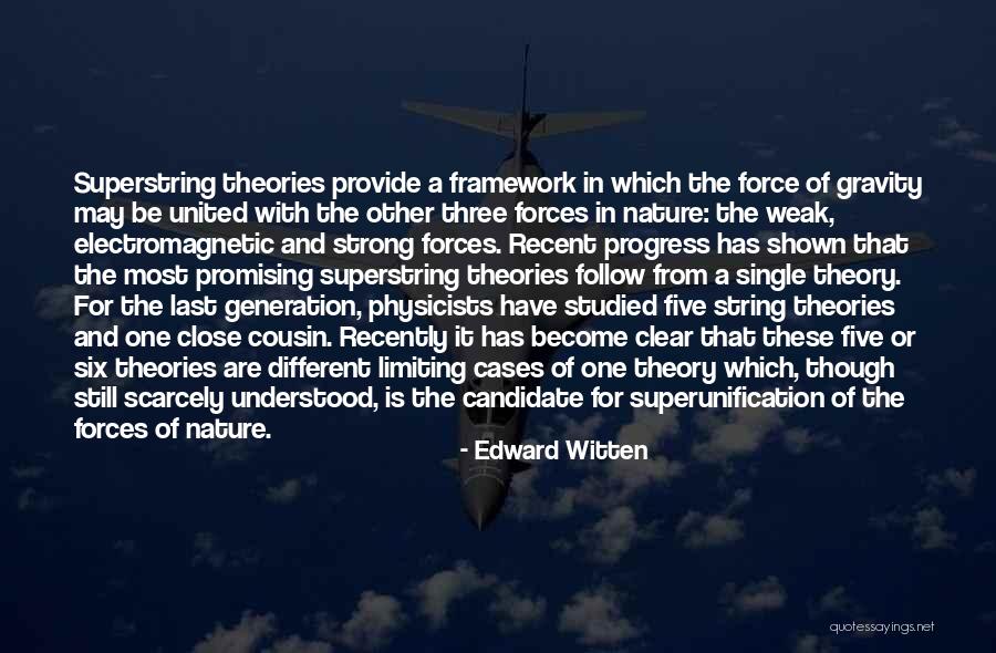 Theory Of Gravity Quotes By Edward Witten Theory Of Gravity Quotes By Edward Witten