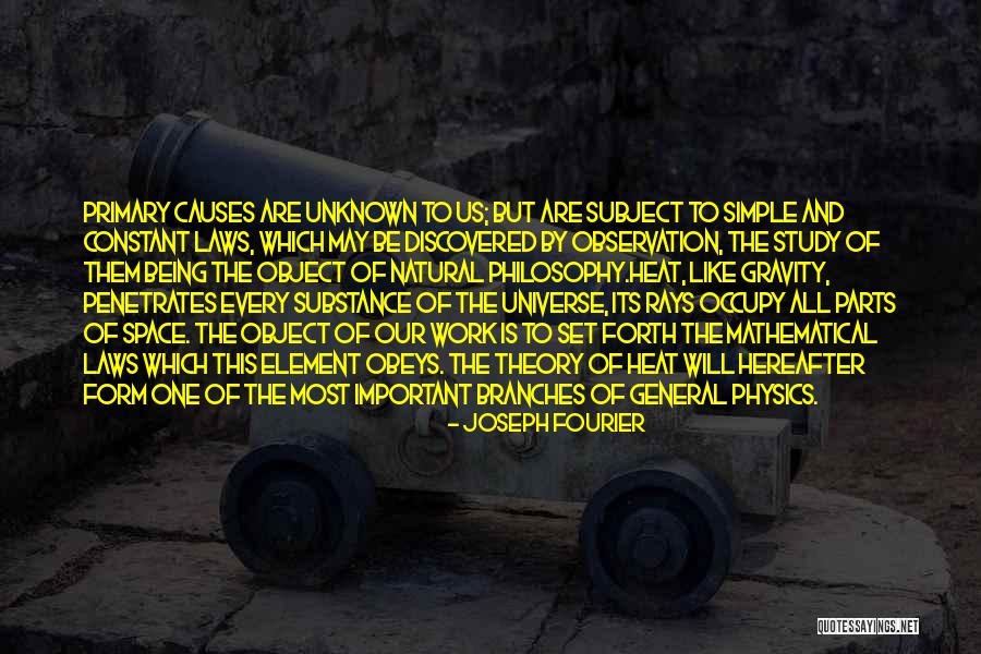 Theory Of Gravity Quotes By Joseph Fourier Theory Of Gravity Quotes By Joseph Fourier