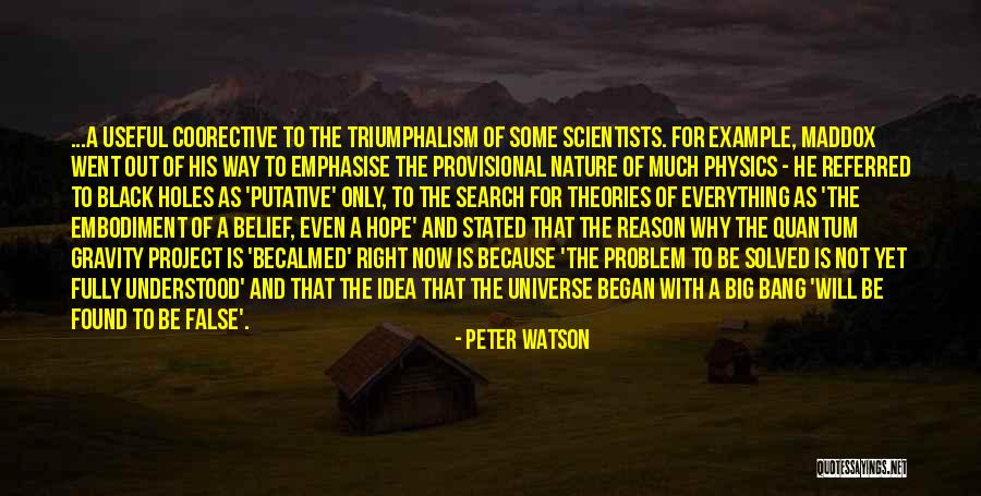 Theory Of Gravity Quotes By Peter Watson Theory Of Gravity Quotes By Peter Watson