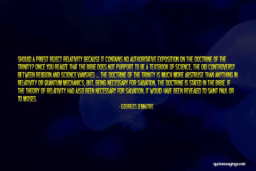 Theory Of Relativity Quotes By Georges Lemaitre