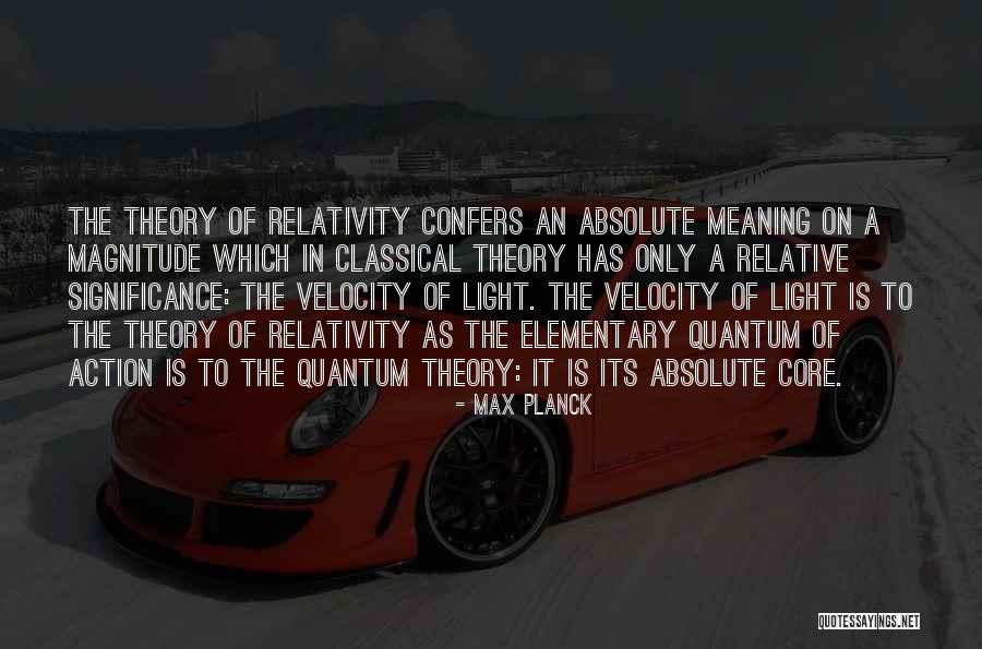 Theory Of Relativity Quotes By Max Planck