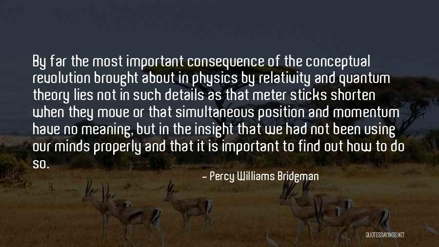 Theory Of Relativity Quotes By Percy Williams Bridgman