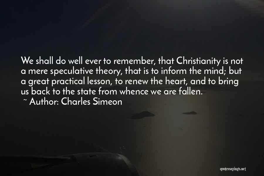 Theory Vs Practical Quotes By Charles Simeon