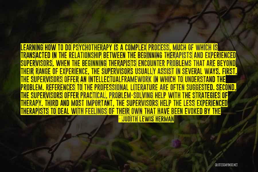 Therapists Quotes By Judith Lewis Herman Therapists Quotes By Judith Lewis Herman