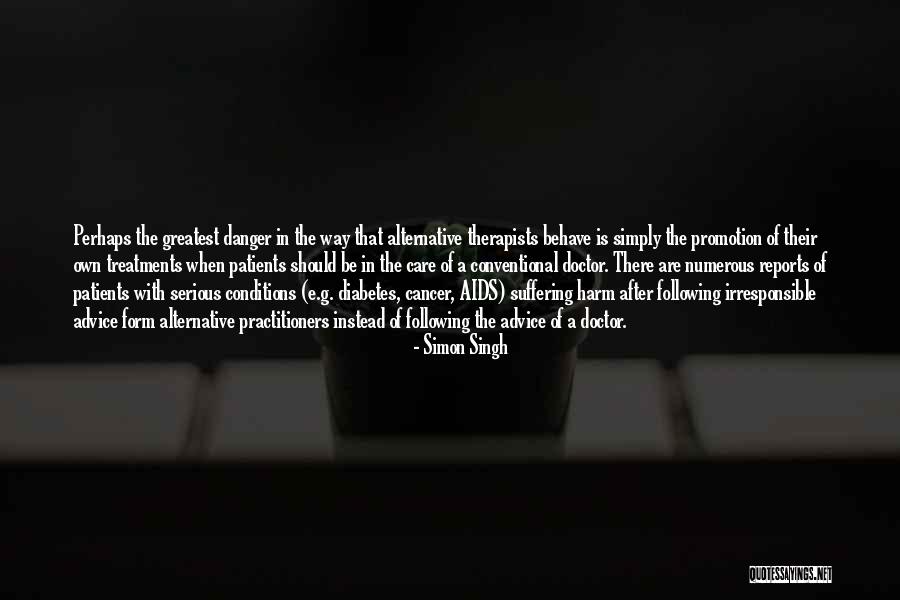 Therapists Quotes By Simon Singh Therapists Quotes By Simon Singh