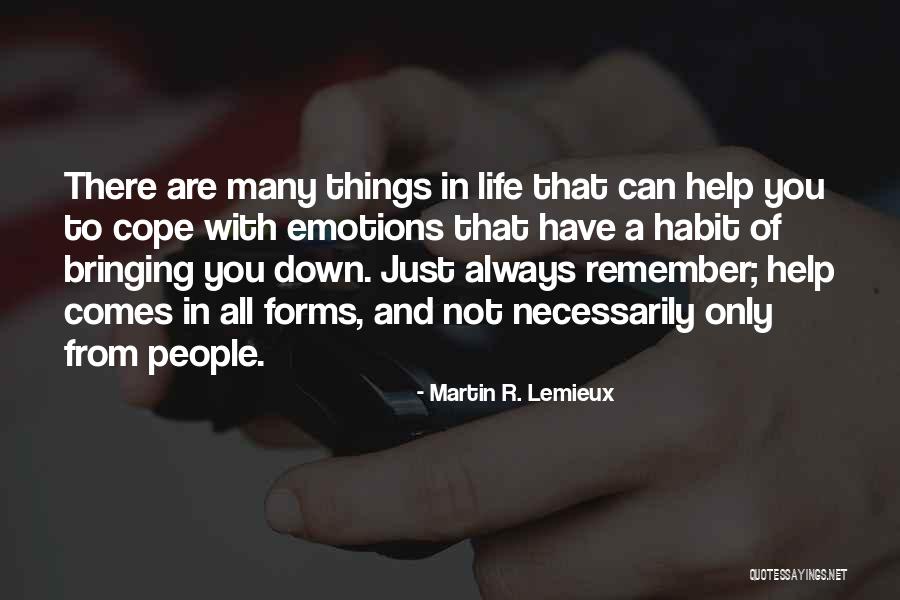 There Are Many Things In Life Quotes By Martin R. Lemieux