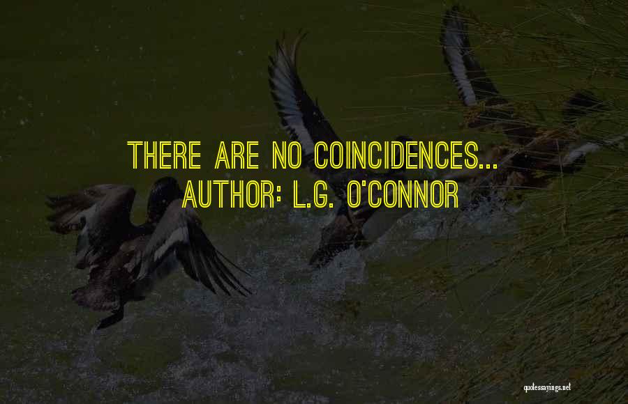 There Are No Coincidences Quotes By L.G. O'Connor