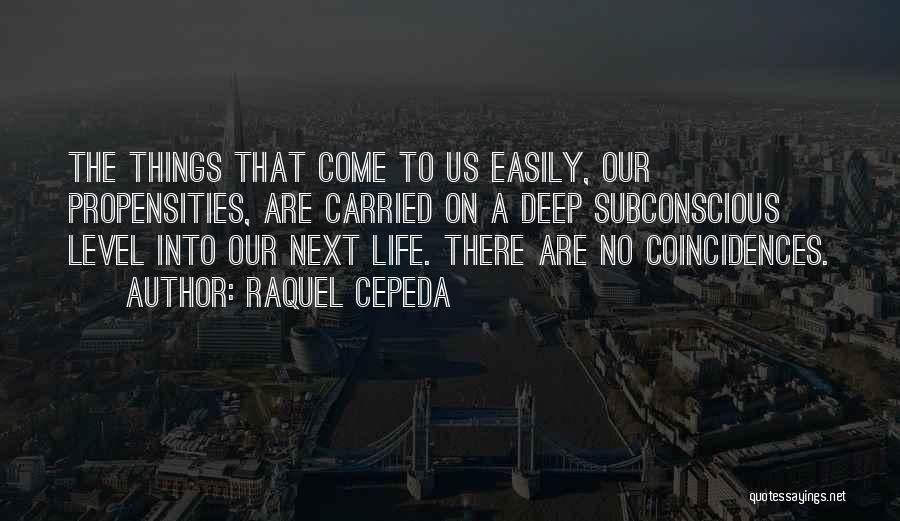 There Are No Coincidences Quotes By Raquel Cepeda