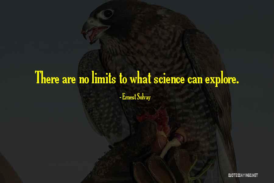 There Are No Limits Quotes By Ernest Solvay