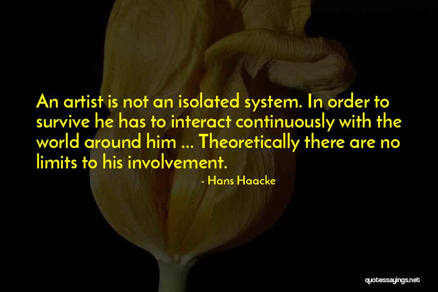There Are No Limits Quotes By Hans Haacke There Are No Limits Quotes By Hans Haacke