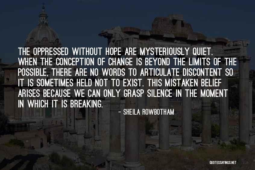 There Are No Limits Quotes By Sheila Rowbotham