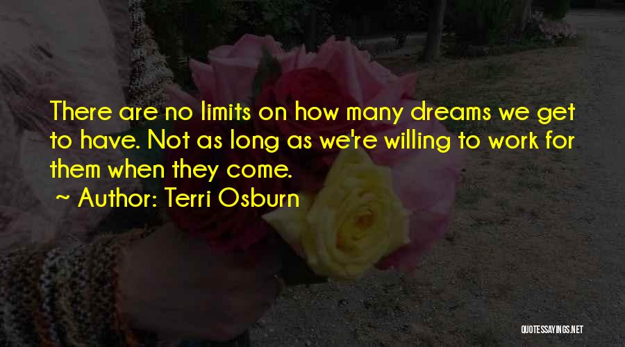 There Are No Limits Quotes By Terri Osburn