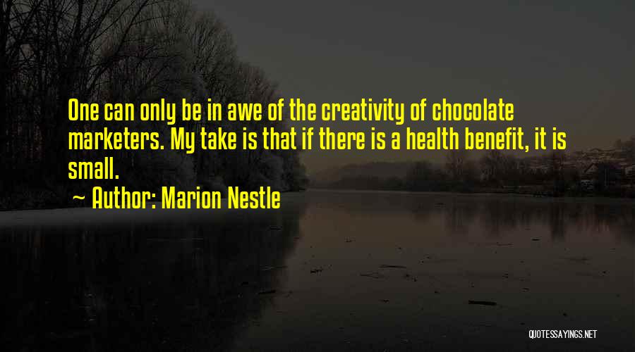 There Can Only Be One Quotes By Marion Nestle