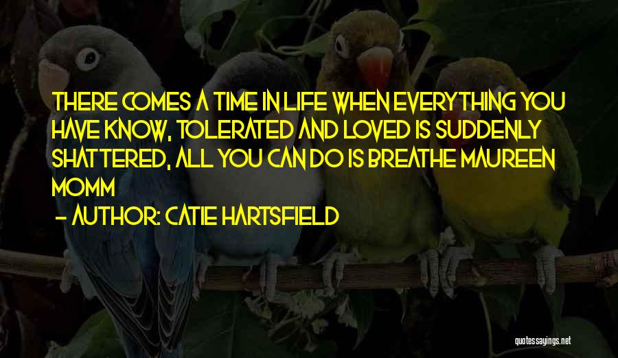 There Comes A Time In Life Quotes By Catie Hartsfield