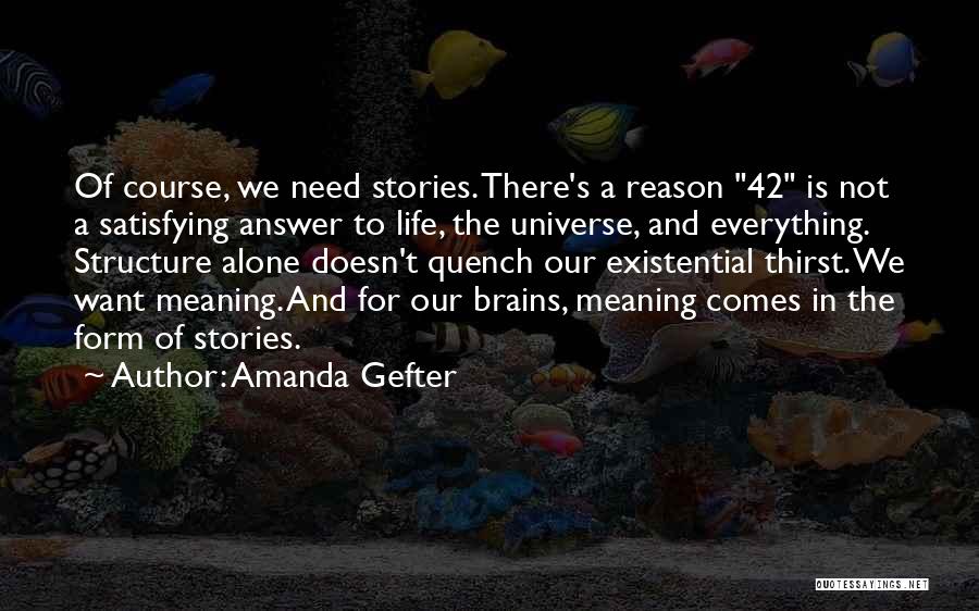 There Is A Reason For Everything Quotes By Amanda Gefter