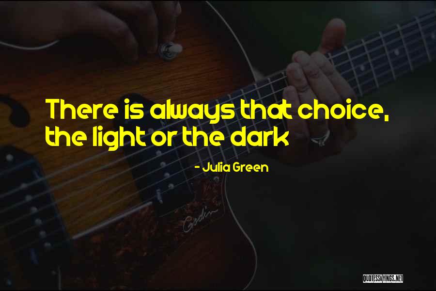 There Is Always Choice Quotes By Julia Green