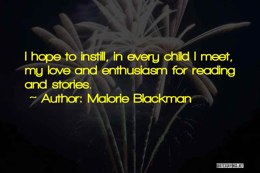 There Is Hope In Reading Quotes By Malorie Blackman