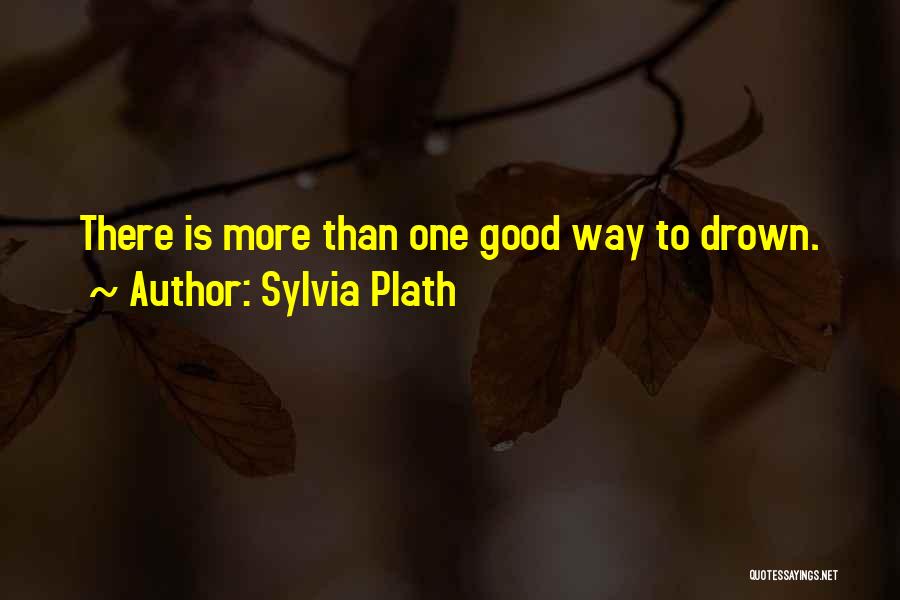 There Is More Than One Way Quotes By Sylvia Plath