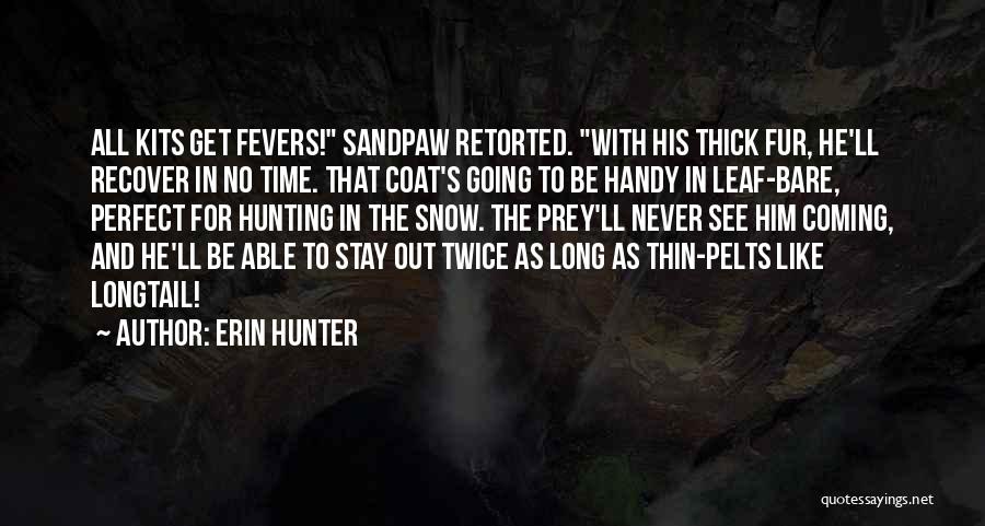 There Is Never A Perfect Time Quotes By Erin Hunter