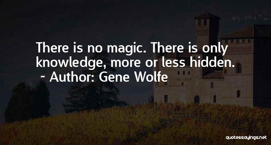 There Is No Magic Quotes By Gene Wolfe