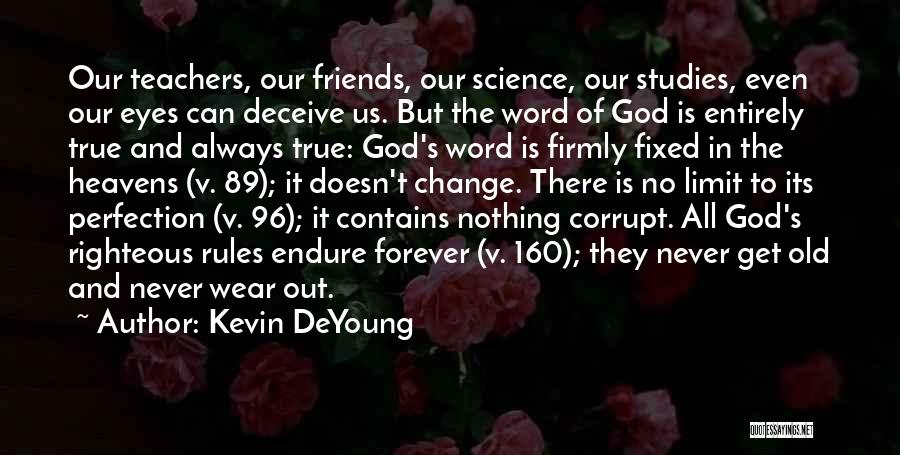 There Is No Perfection Quotes By Kevin DeYoung