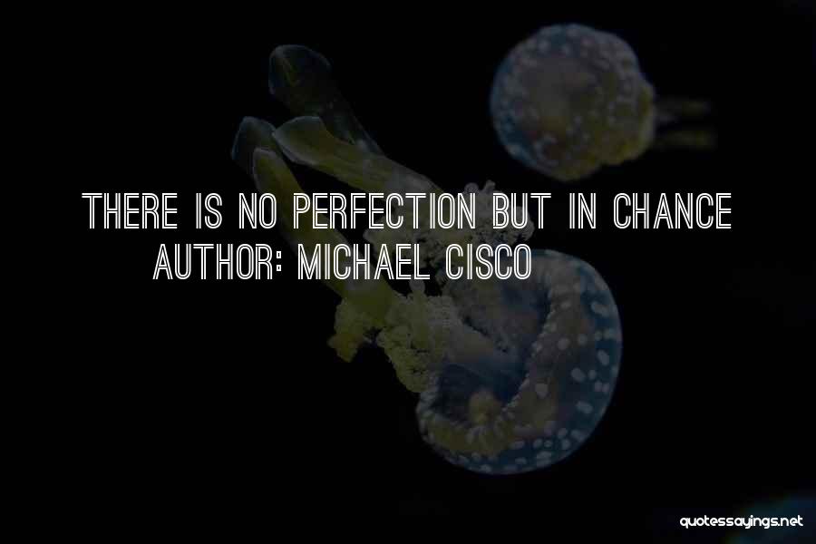 There Is No Perfection Quotes By Michael Cisco