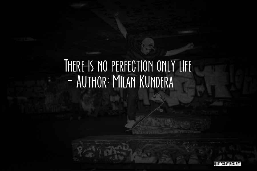There Is No Perfection Quotes By Milan Kundera