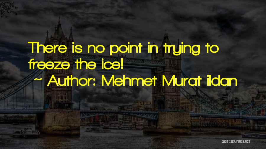 There Is No Point In Trying Quotes By Mehmet Murat Ildan