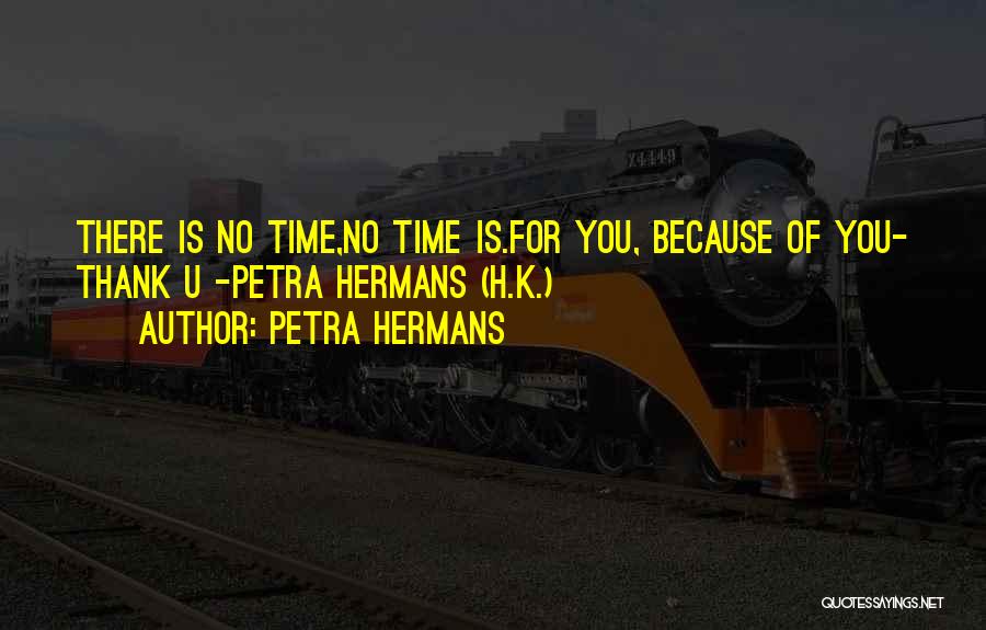 There Is No Time Quotes By Petra Hermans