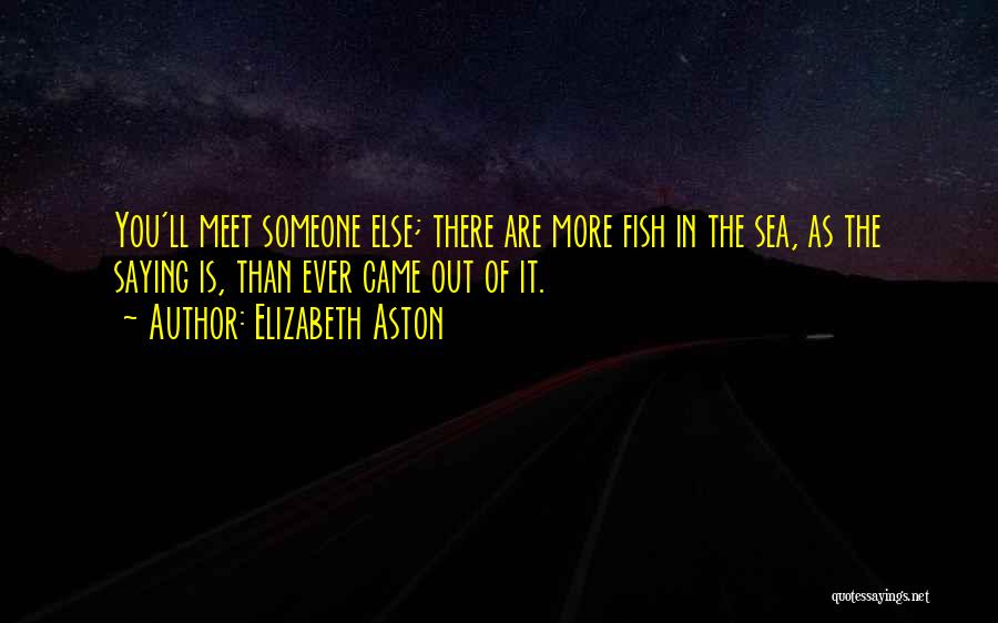 There Is Someone Out There Quotes By Elizabeth Aston