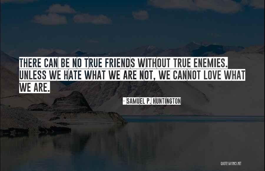 There No True Love Quotes By Samuel P. Huntington