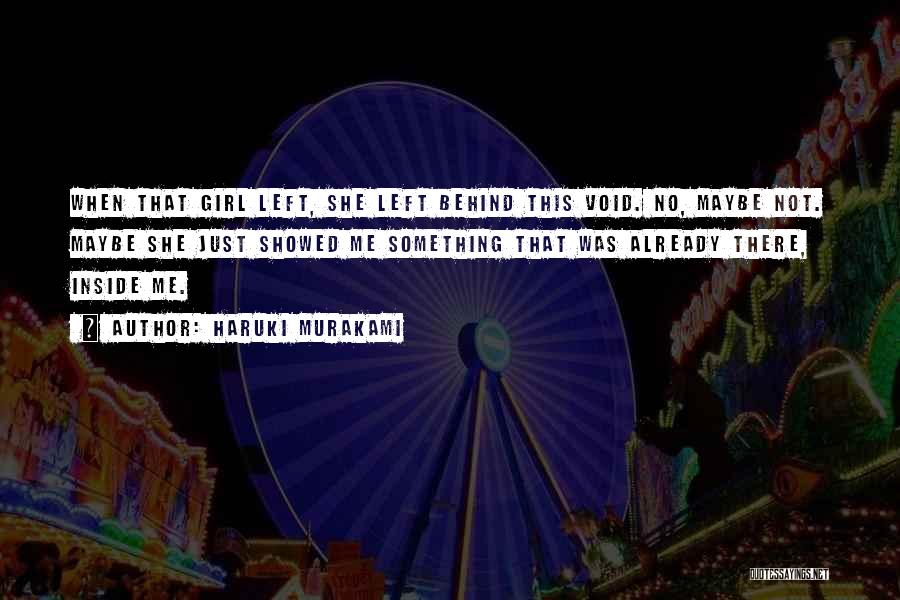 There This Girl Quotes By Haruki Murakami