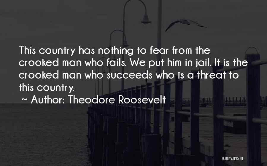 There Was A Crooked Man Quotes By Theodore Roosevelt