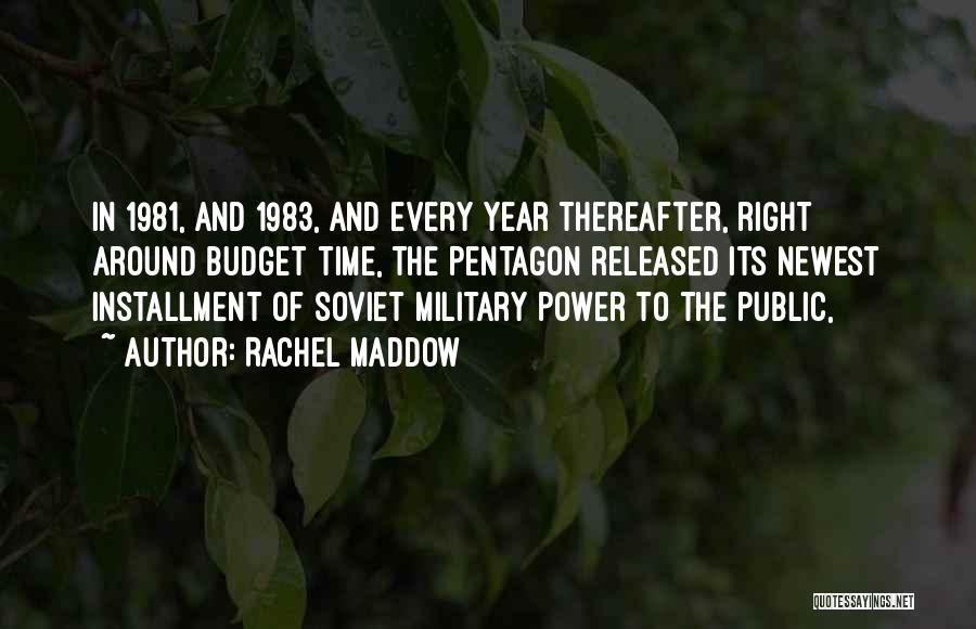 Thereafter Quotes By Rachel Maddow