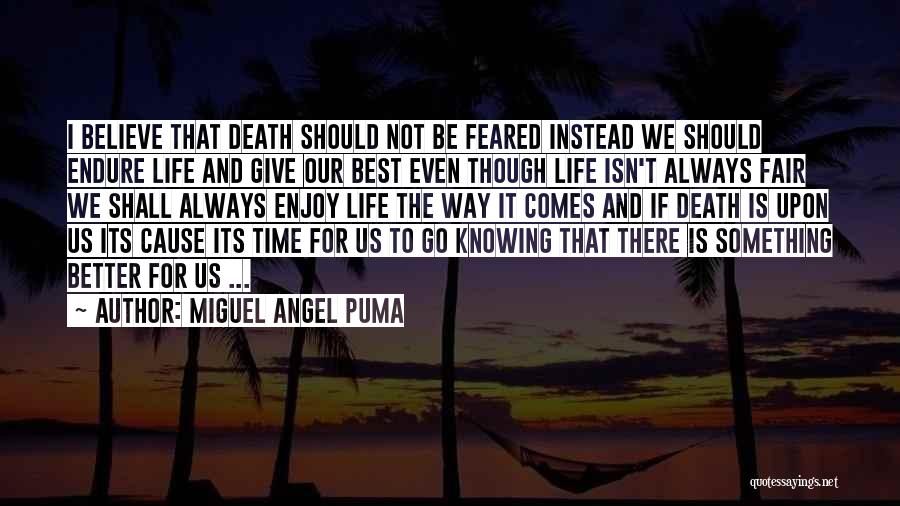 There's Always Something Better Quotes By Miguel Angel Puma