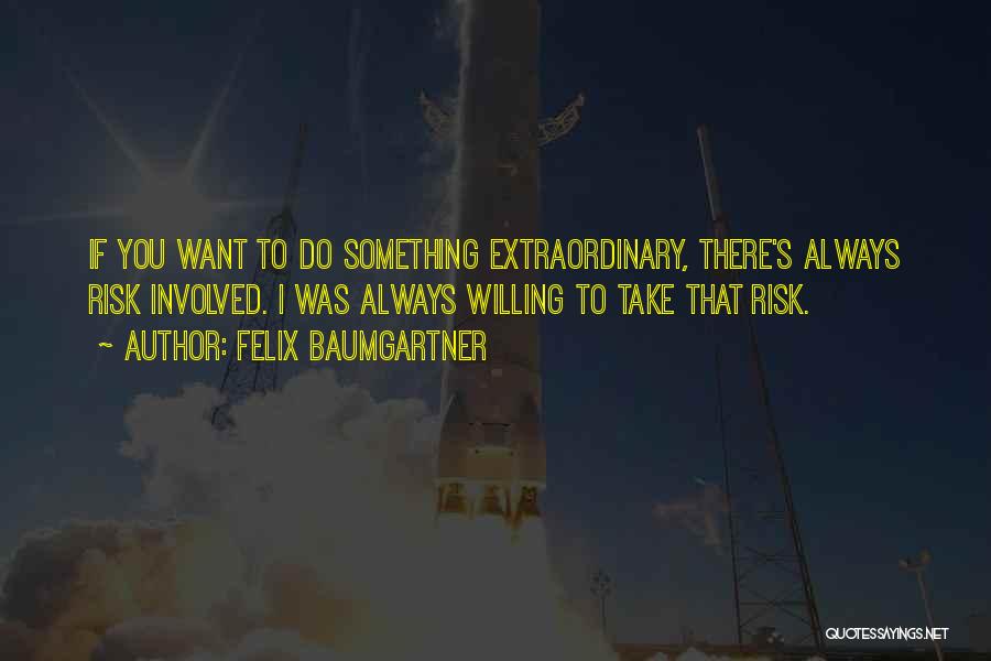 There's Always Something To Do Quotes By Felix Baumgartner
