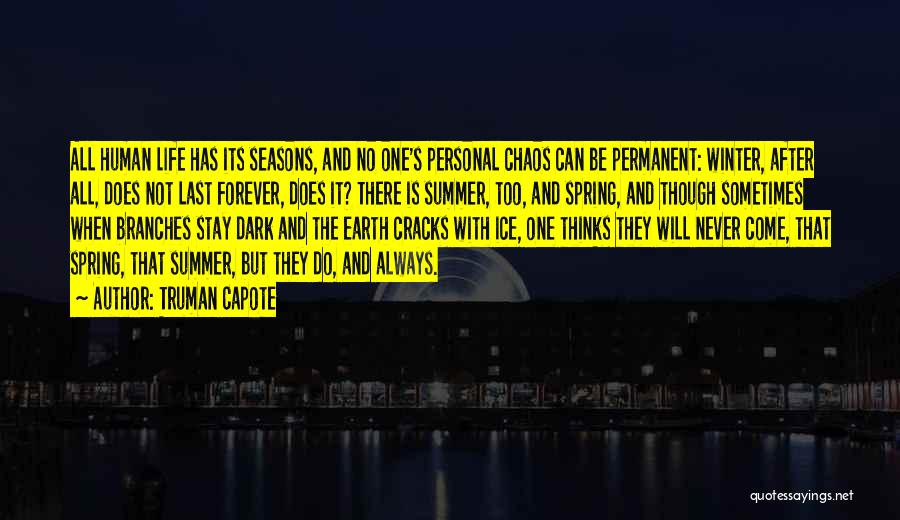 There's No Permanent Quotes By Truman Capote