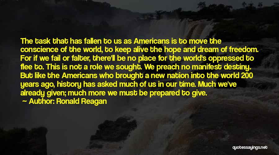 There's No Place Like Hope Quotes By Ronald Reagan