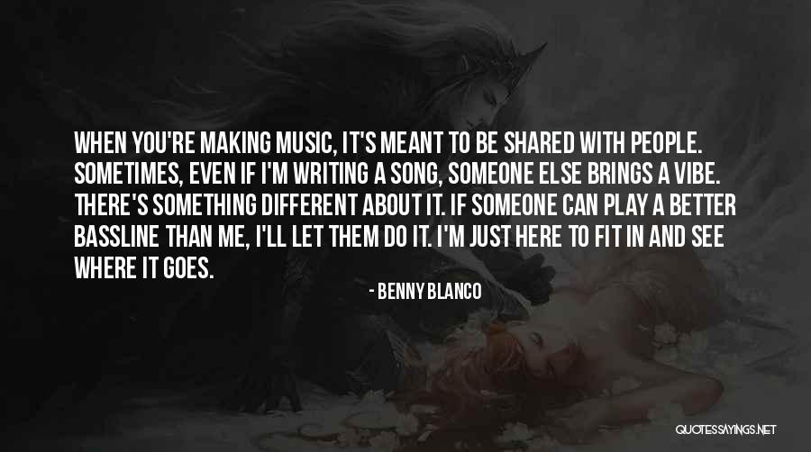There's Something Different About You Quotes By Benny Blanco There's Something Different About You Quotes By Benny Blanco