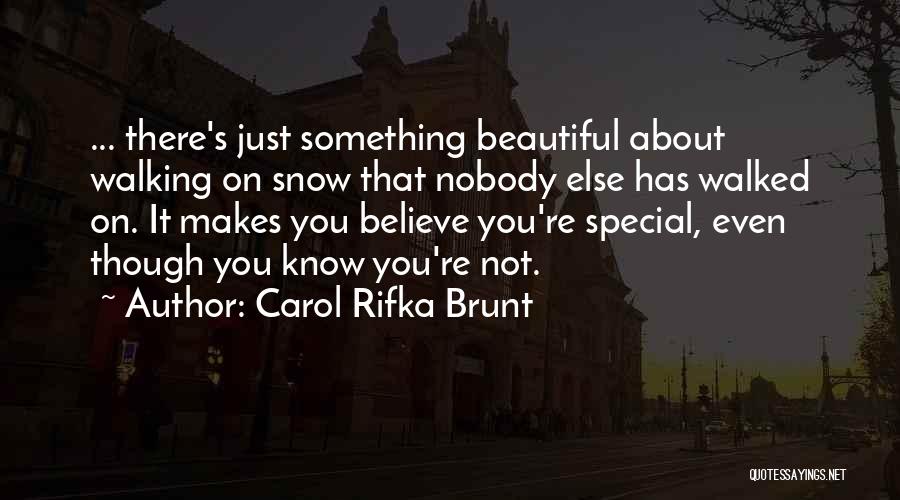 There's Something Special About You Quotes By Carol Rifka Brunt